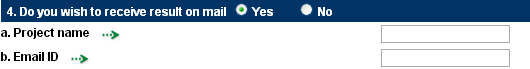 Email input